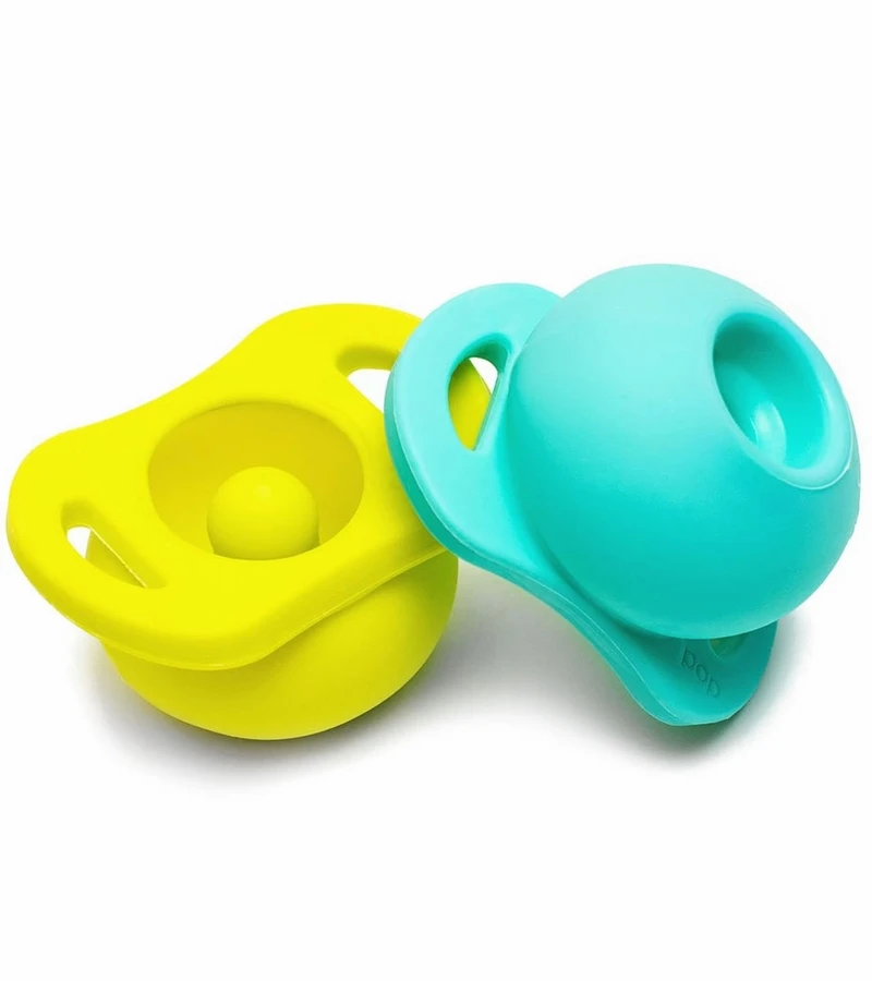 Doddle & Co. The Pop Pacifier, 2 Pack - Teal Life + Pick Up Lime 3 Doddle & Co. The Pop Pacifier, 2 Pack - Teal Life + Pick Up Lime