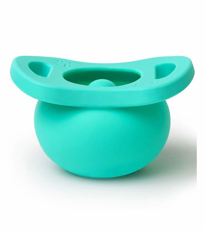 Doddle & Co. The Pop Pacifier, 2 Pack - Teal Life + Pick Up Lime 4 Doddle & Co. The Pop Pacifier, 2 Pack - Teal Life + Pick Up Lime - Image 2