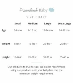 Dreamland Baby Dream Weighted Swaddle (Gen 2) - Moon Grey, 0-6 Months -Little Unicorn Store dreamland baby dream weighted sleep sack moon grey 12 24 months 99