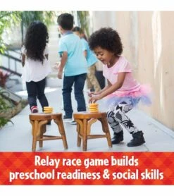 Educational Insights Pancake Pile-Up Relay Game -Little Unicorn Store educational insights pancake pile up relay game 159