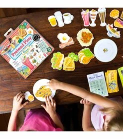 EeBoo Pretend Play Set - Best Pals Diner -Little Unicorn Store eeboo pretend play set best pals diner 126