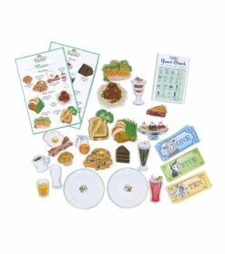 EeBoo Pretend Play Set - Best Pals Diner -Little Unicorn Store eeboo pretend play set best pals diner 127