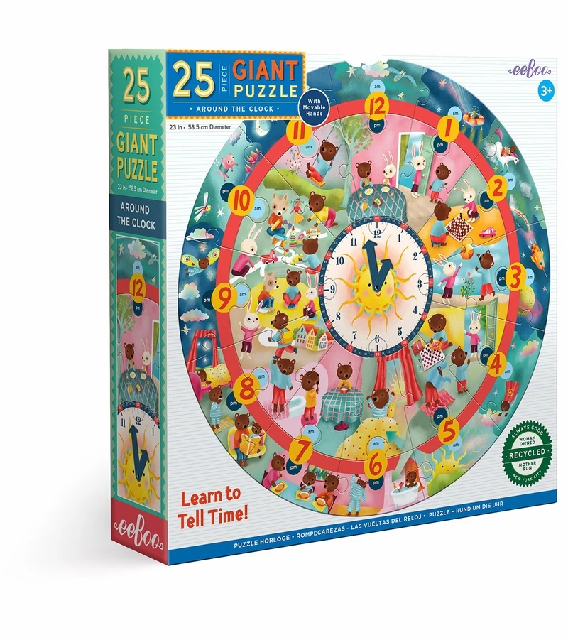 EeBoo Puzzle - Around The Clock 3 EeBoo Puzzle - Around The Clock