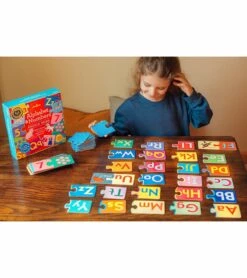 EeBoo Puzzle Pairs - Alphabet & Numbers -Little Unicorn Store eeboo puzzle pairs alphabet numbers 129