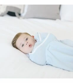 Ergobaby Lightweight Swaddler - Blue -Little Unicorn Store ergobaby lightweight swaddler blue 142