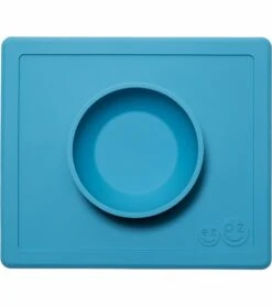 EZPZ Happy Mat Placemat & Bowl - Blue