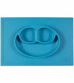 EZPZ Happy Mat Placemat & Plate - Blue