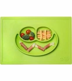 EZPZ Happy Mat Placemat & Plate - Lime -Little Unicorn Store ezpz happy mat placemat plate lime 146
