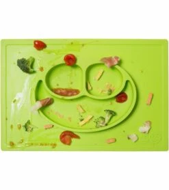 EZPZ Happy Mat Placemat & Plate - Lime -Little Unicorn Store ezpz happy mat placemat plate lime 147