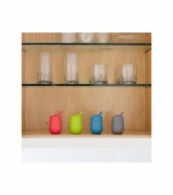 EZPZ Mini Cup Training Cup + Straw Training System - Blue -Little Unicorn Store ezpz mini cup training cup straw training system blue 41