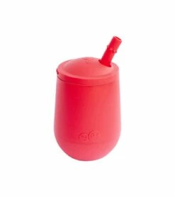 EZPZ Mini Cup Training Cup + Straw Training System - Coral