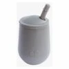 EZPZ Mini Cup Training Cup + Straw Training System - Gray -Little Unicorn Store ezpz mini cup training cup straw training system gray 128