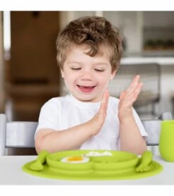 EZPZ Mini Feeding Set - Lime -Little Unicorn Store ezpz mini feeding set lime 128