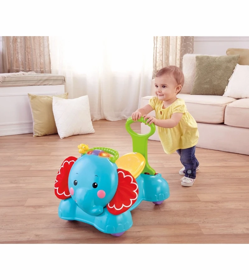 Fisher Price Fisher-Price 3-in-1 Bounce, Stride & Ride Elephant 6 Fisher Price Fisher-Price 3-in-1 Bounce, Stride & Ride Elephant - Image 4