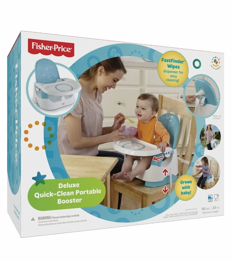 Fisher Price Fisher-Price Quick-Clean Portable Booster ChairDeluxe 8 Fisher Price Fisher-Price Quick-Clean Portable Booster ChairDeluxe - Image 6