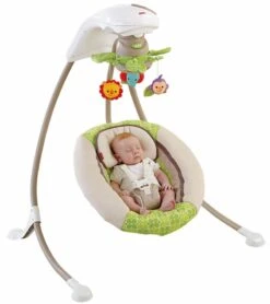 Fisher Price Fisher-Price Rainforest Friends Deluxe Cradle 'n Swing