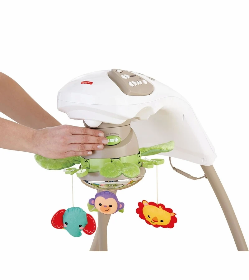 Fisher Price Fisher-Price Rainforest Friends Deluxe Cradle 'n Swing 4 Fisher Price Fisher-Price Rainforest Friends Deluxe Cradle 'n Swing - Image 2