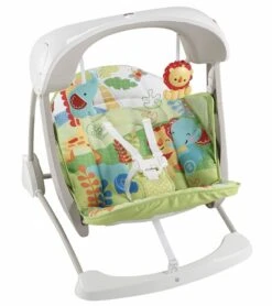 Fisher Price Fisher-Price Rainforest Friends Deluxe Take-Along Swing & Seat