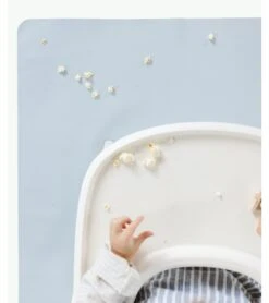 Gathre High Chair Mat, Mini - Beau -Little Unicorn Store gathre high chair mat mini beau 10