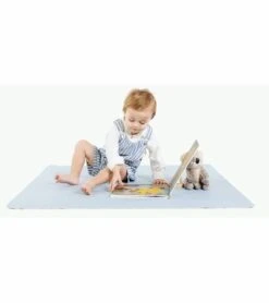 Gathre High Chair Mat, Mini - Beau -Little Unicorn Store gathre high chair mat mini beau 12