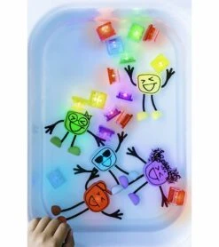 Glo Pals Light Up Sensory Bath Toy - Lumi (Purple) -Little Unicorn Store glo pals light up sensory bath toy lumi purple 156