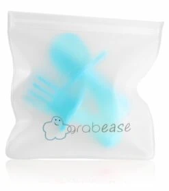 Grabease First Self Feeding Utensil Set - Teal 10 Grabease First Self Feeding Utensil Set - Teal -Little Unicorn Store grabease first self feeding utensil set teal 148