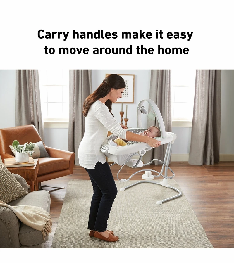 Graco Soothe 'n Sway LX Swing With Portable Bouncer - Camila 7 Graco Soothe 'n Sway LX Swing With Portable Bouncer - Camila - Image 5