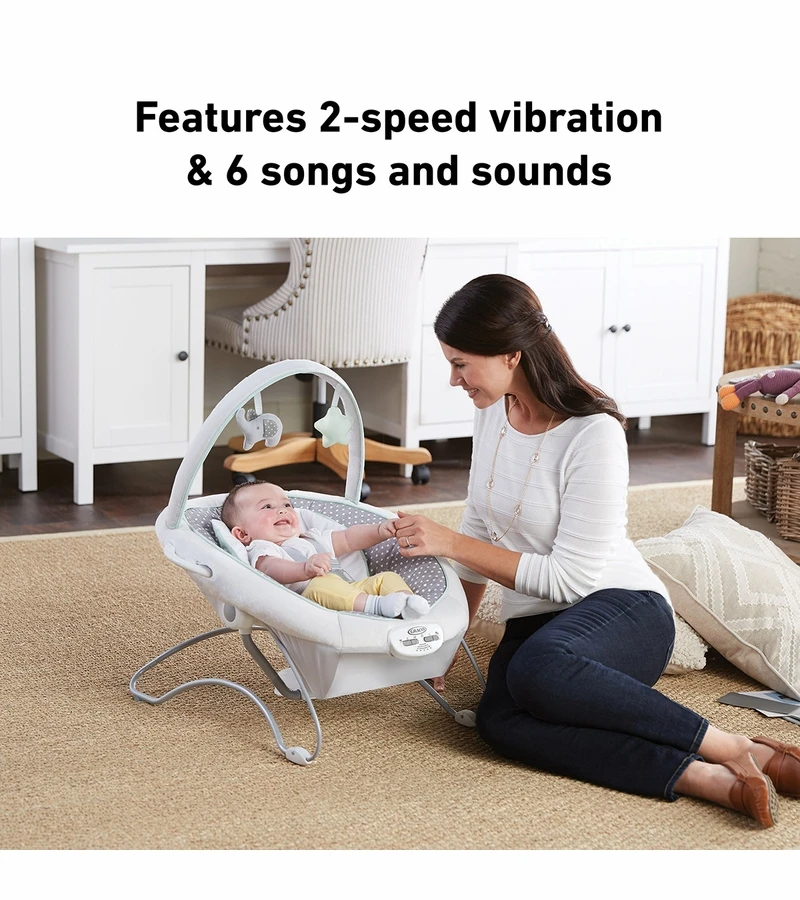 Graco Soothe 'n Sway LX Swing With Portable Bouncer - Camila 8 Graco Soothe 'n Sway LX Swing With Portable Bouncer - Camila - Image 6