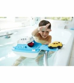 Green Toys Ferry Boat With Mini Cars Bath Toy -Little Unicorn Store green toys ferry boat with mini cars bath toy 40