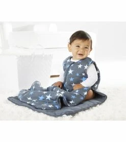 Gunamuna Bamboo Duvet Sleep Bag, Medium - Stars -Little Unicorn Store gunamuna bamboo duvet sleep bag medium stars 68