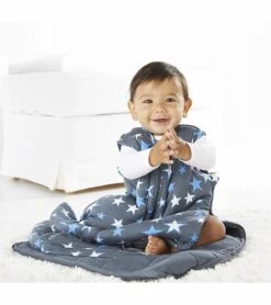 Gunamuna Bamboo Duvet Sleep Bag, Medium - Stars -Little Unicorn Store gunamuna bamboo duvet sleep bag medium stars 69