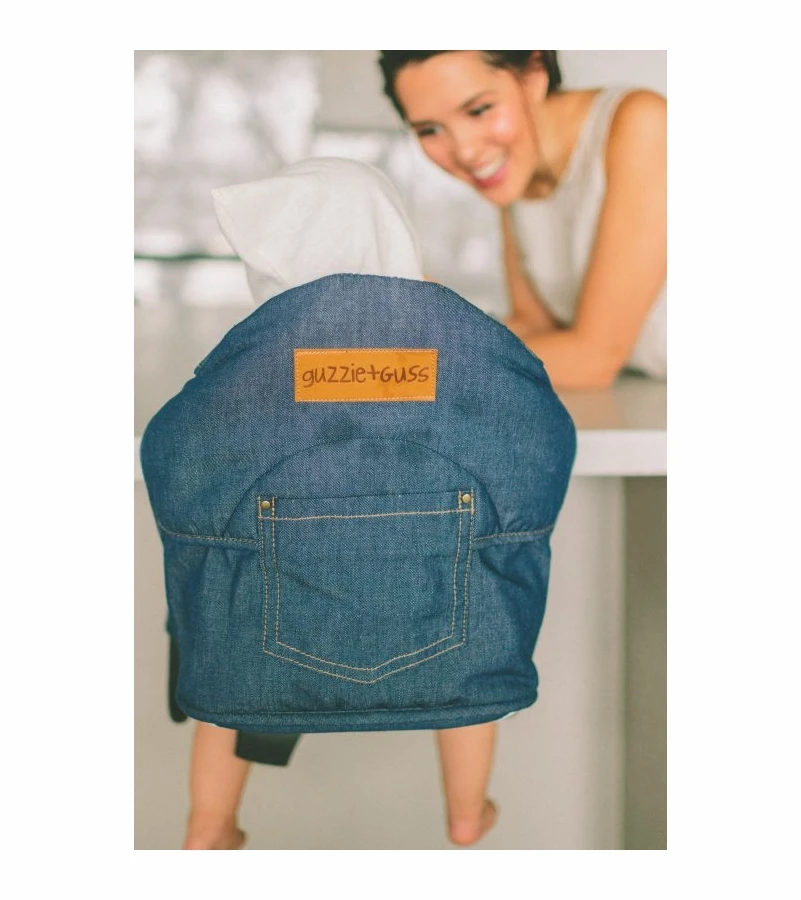 Guzzie+Guss Perch Hanging High Chair - Salt & Pepper 7 Guzzie+Guss Perch Hanging High Chair - Salt & Pepper - Image 5