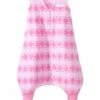 HALO SleepSack Early Walker, Micro-Fleece, Pink Butterfly Ombre, Medium -Little Unicorn Store halo sleepsack early walker micro fleece pink butterfly ombre medium 136