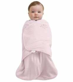 HALO SleepSack Swaddle, Micro-Fleece, Soft Pink, Small -Little Unicorn Store halo sleepsack swaddle micro fleece soft pink small 136