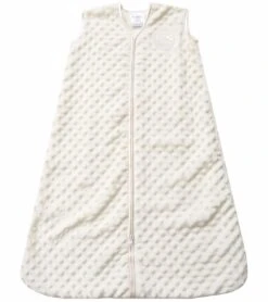 HALO SleepSack Wearable Blanket, Micro-Fleece, Cream Plush Dots, Large