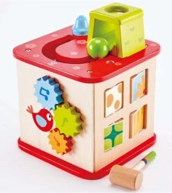 Hape Friendship Activity Cube -Little Unicorn Store hape friendship activity cube 194