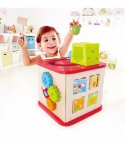 Hape Friendship Activity Cube -Little Unicorn Store hape friendship activity cube 195