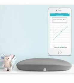 Hatch Baby Grow Smart Changing Pad And Scale In Grey -Little Unicorn Store hatch baby grow smart changing pad and scale in grey 128