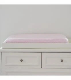 Hello Spud Organic Cotton Changing Pad Cover - Pink Chevron -Little Unicorn Store hello spud organic cotton changing pad cover pink chevron 170