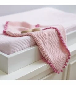 Hello Spud Organic Cotton Changing Pad Cover - Pink Chevron -Little Unicorn Store hello spud organic cotton changing pad cover pink chevron 171