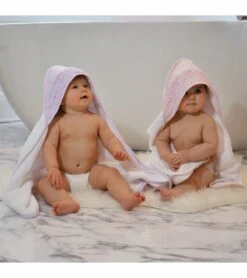 Hello Spud Organic Cotton Hooded Towel And Washcloth Set - Petite Ruffle Pink 13 Hello Spud Organic Cotton Hooded Towel And Washcloth Set - Petite Ruffle Pink -Little Unicorn Store hello spud organic cotton hooded towel and washcloth set petite ruffle pink 126