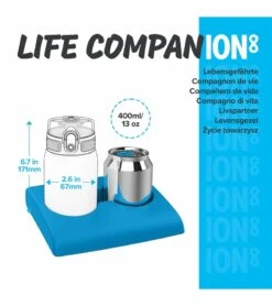 Ion8 Leak Proof Kids Stainless Steel Water Bottle, 13oz - Blue -Little Unicorn Store ion8 leak proof kids stainless steel water bottle 13oz blue 171