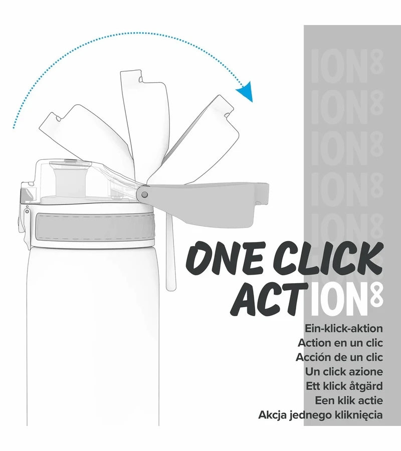 Ion8 Leak Proof Kids Water Bottle, 13oz - Black 4 Ion8 Leak Proof Kids Water Bottle, 13oz - Black - Image 2