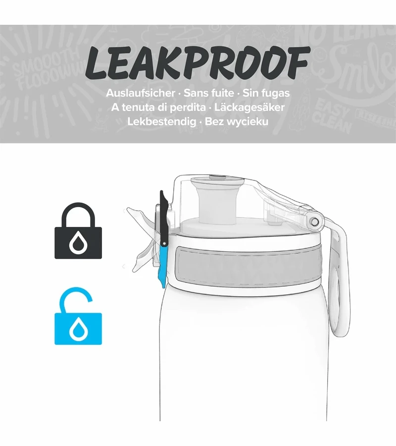 Ion8 Leak Proof Kids Water Bottle, 13oz - Black 5 Ion8 Leak Proof Kids Water Bottle, 13oz - Black - Image 3