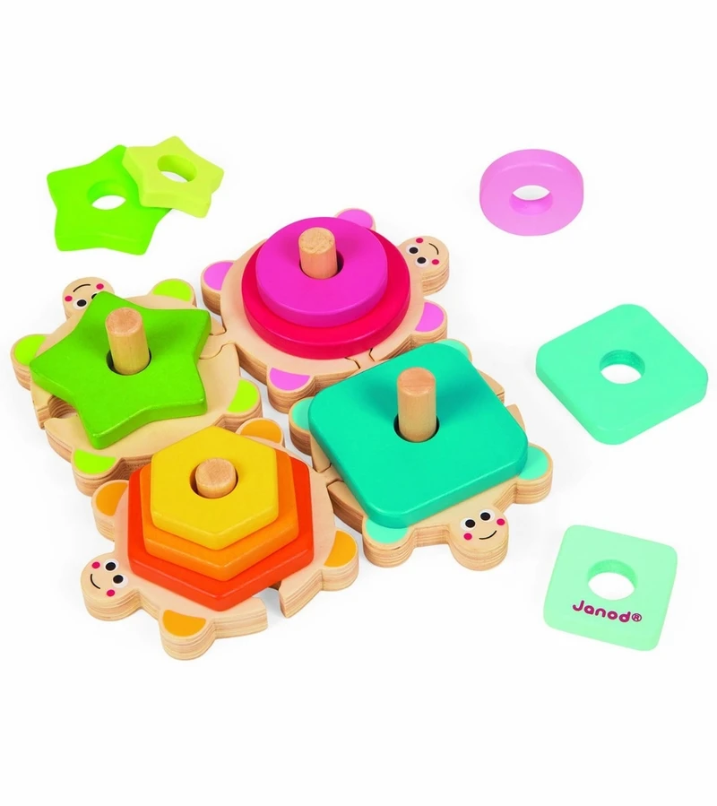 Janod I Wood Turtles 4 Janod I Wood Turtles - Image 2