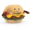 Jellycat Amuseable Burger, 5" -Little Unicorn Store jellycat amuseable burger 5 6
