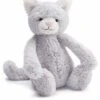 Jellycat Bashful Kitty Grey, 12" -Little Unicorn Store jellycat bashful kitty grey 12 130