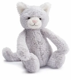 Jellycat Bashful Kitty Grey, 12"