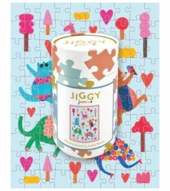 Jiggy Junior 100pc Puzzle - Dancing Animals By Archita Khosla -Little Unicorn Store jiggy junior 100pc puzzle dancing animals by archita khosla 107