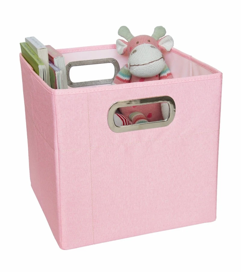 JJ Cole Storage Box 11" - Pink Heather 4 JJ Cole Storage Box 11" - Pink Heather - Image 2